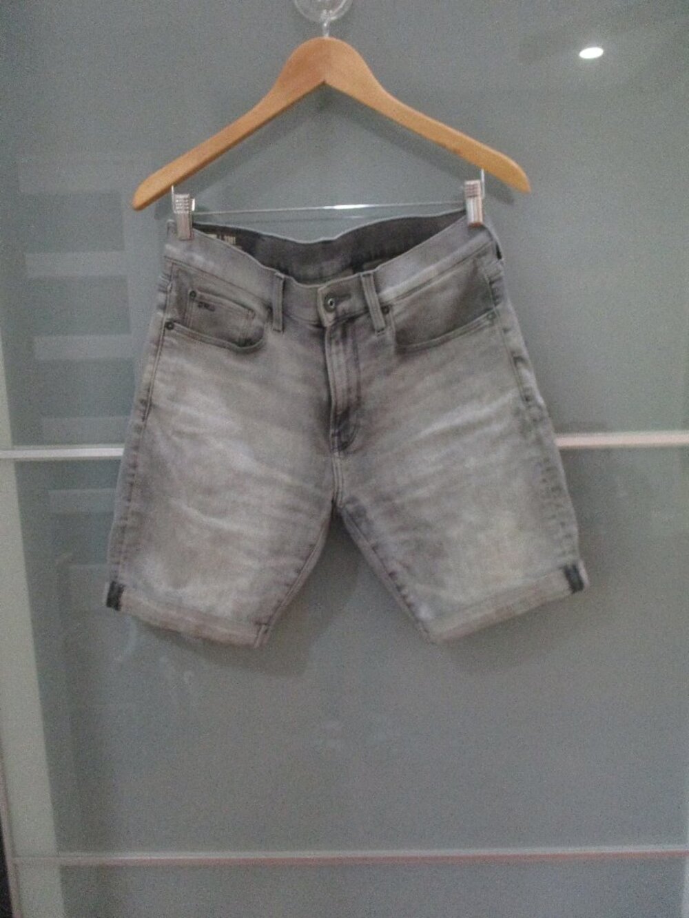 G-Star Raw 3301 Slim Short Gray Wash